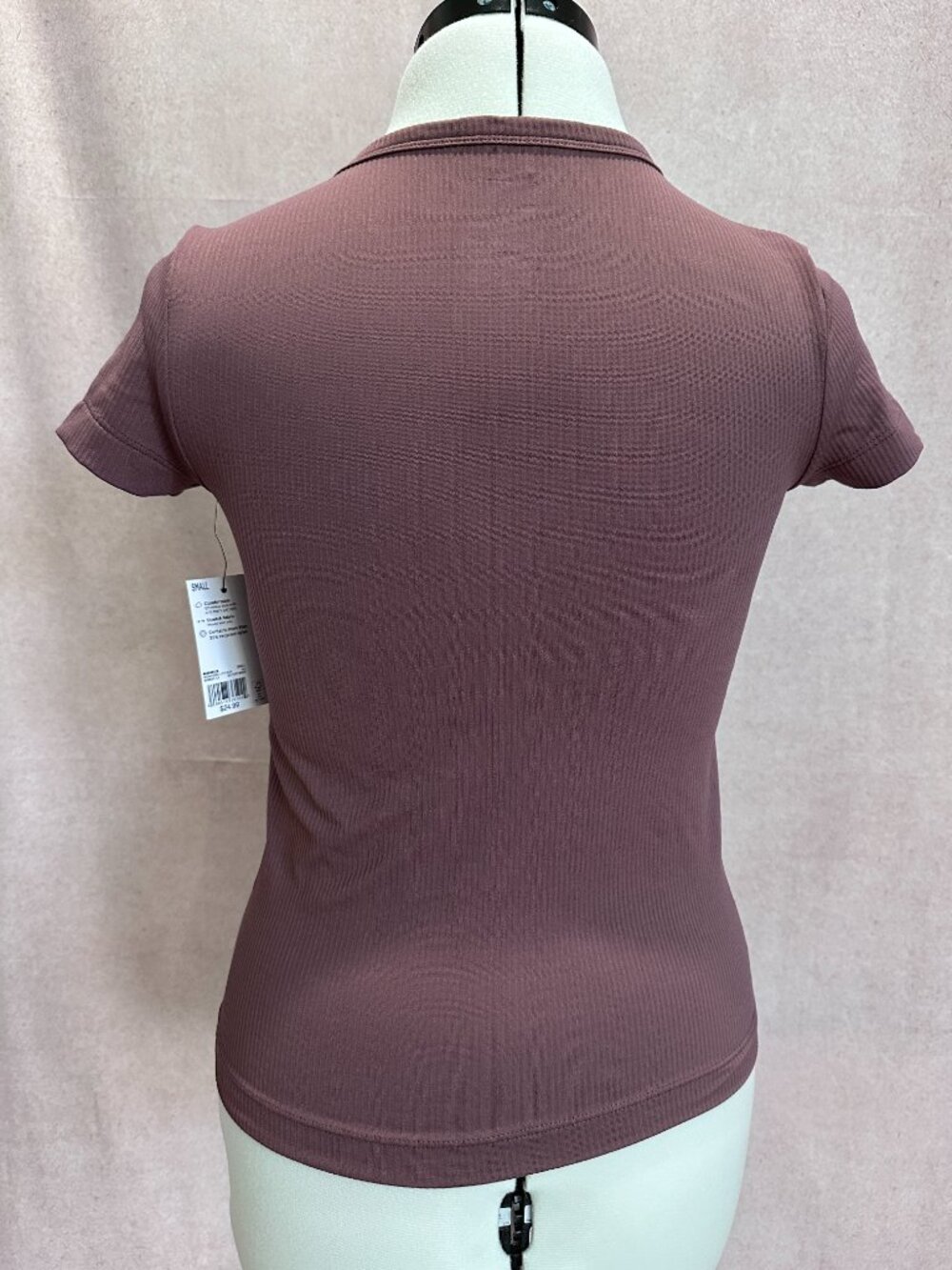 FLX Ribbed Active Shirt, Small - Picture 4 of 4